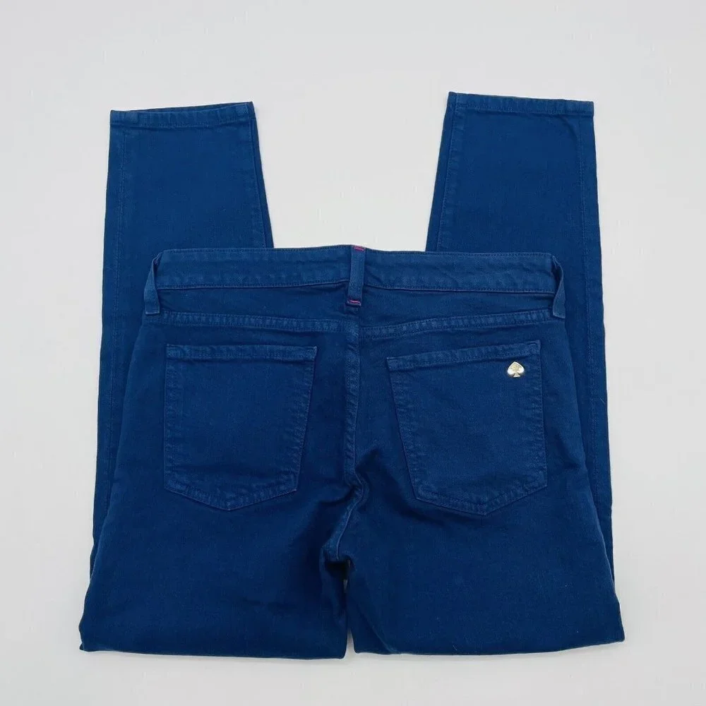 Kate Spade New York Womens Size 28 Broome Street Capri Jeans in French Navy $178